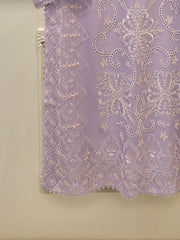 2 Piece - Pure Embroidered Cotton Net Suit S114117