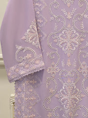 2 Piece - Pure Embroidered Cotton Net Suit S114117