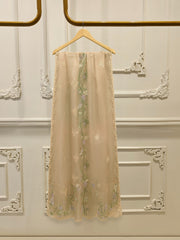 3 Piece - Embroidered Khadi Silk Suit WS00395