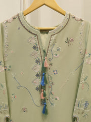 2 Piece - Embroidered Cambric Suit WS00399