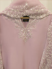 3 Piece- Pure Sheesha Silk Embroidered Suit S115292