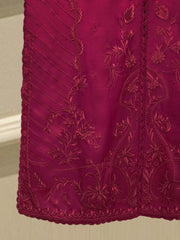 3 Piece- Pure Korean Silk Embroidered Suit S115293