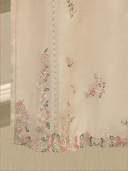 3 Piece- Pure Sheesha Silk Embroidered Suit S115345