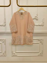 3 Piece- Pure Sheesha Silk Embroidered Suit S115375