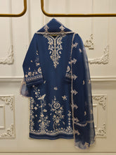3 Piece- Pure Sheesha Silk Embroidered Suit S115399