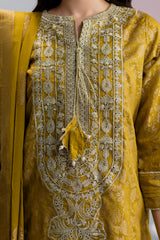 Embroidered Kurta Dupatta Trouser - 3258