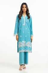 Cambric Embroidered Shirt And Trouser