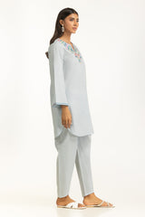 Dobby Embroidered Co-Ord Set