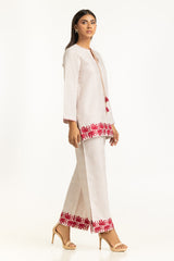 Dobby Embroidered Co-Ord Set
