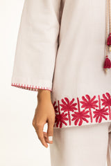 Dobby Embroidered Co-Ord Set