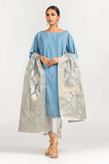 2 Piece Festive Suit Kathan Silk Kurta Jamawar Dupatta