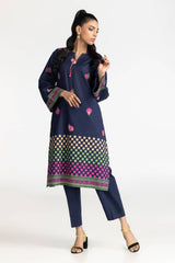 Cambric Block Printed Shirt And Dyed Trouser