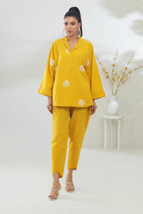 Poly Viscose Embroidered Co-Ord Set