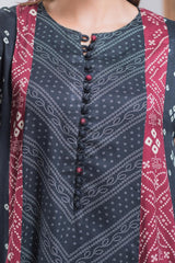 Twill Viscose Printed Frock And Printed Trouser