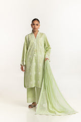 Cambric Embroidered Shirt And Trouser