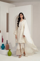 3PC Khaddar Embroidered Suit