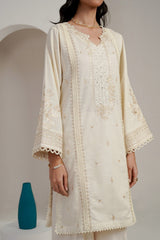 3PC Khaddar Embroidered Suit