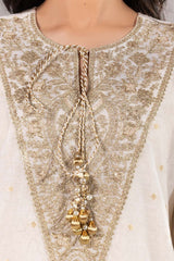 3 Piece Jacquard Embroidered Suit