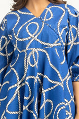 Ripple crinkle Printed Co-Ord Set