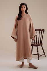 SUNSET OCHRE EMBROIDERED SHIRT