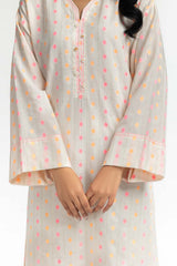 Neon Jacquard Embroidered Shirt And Trouser