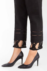 Black Khaddar Trouser