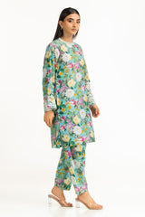 Viscose Jacquard Printed Co-Ord Set With Embroidered