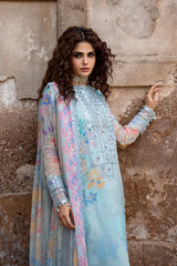 3-PC Stitched Embroidered Chiffon Collection VSLW6-11P
