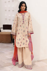 3-PC Stitched Embroidered Lawn Collection CNP-6-211