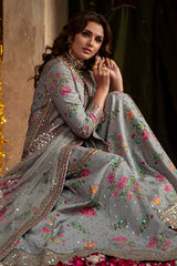 3-PC Embroidered Silk CMA-6-149