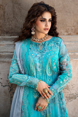 3-PC Stitched Embroidered Chiffon Collection VSLW6-08P