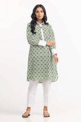 The Loom Dobby Block Printed Shirt