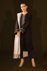Jacquard Embroidered Shirt And Jacquard Dupatta
