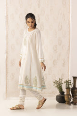 Shiny Hues Block Printed Shirt and Trouser