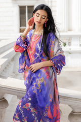 3-PC Stitched Embroidered Lawn Collection  AG6-01 P
