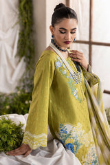 3-PC Stitched Chikankari Lawn Collection CMA-6-125