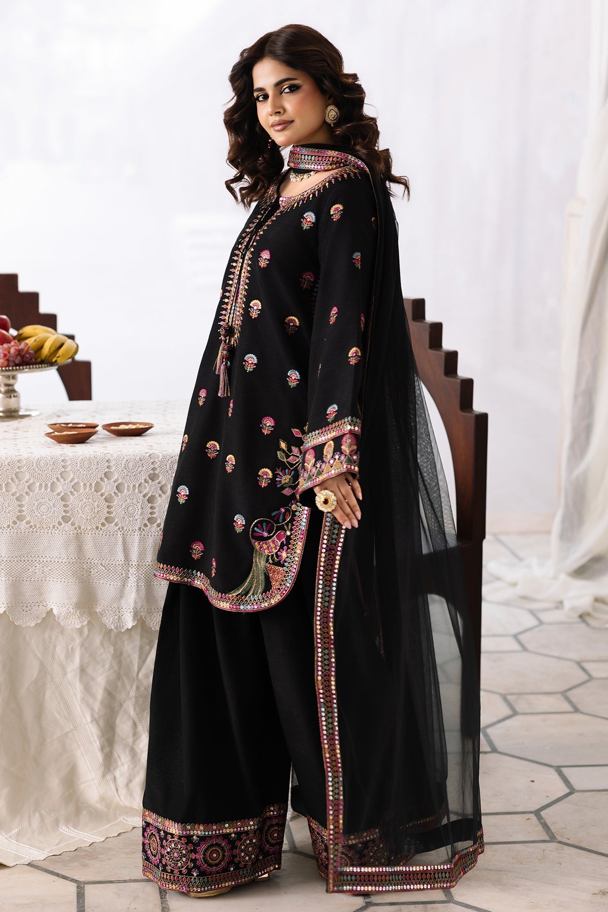 3-PC Embroidered  CMA-6-325