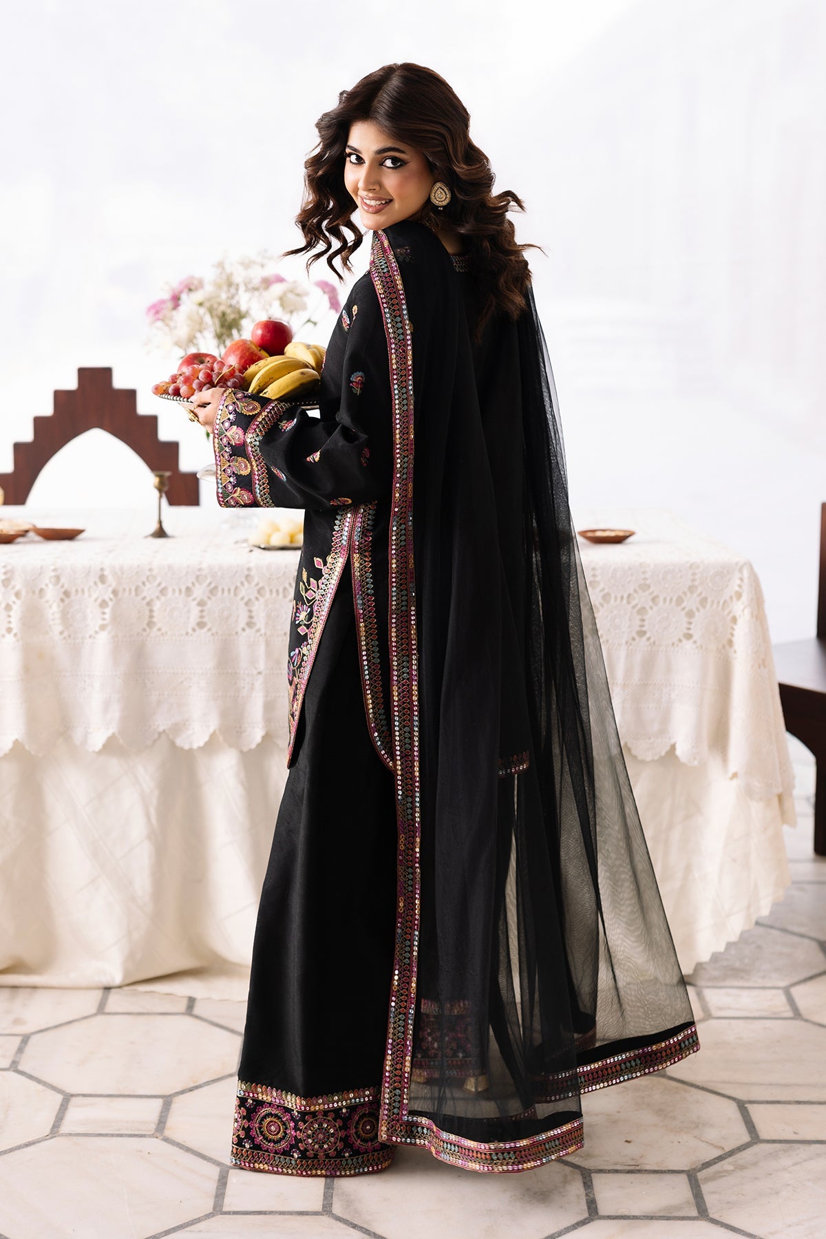 3-PC Embroidered  CMA-6-325