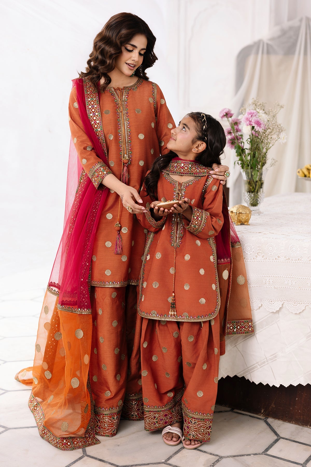 3-PC Embroidered Raw-Silk CKP-6-365