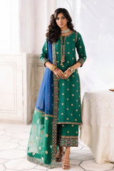 3-PC Embroidered Raw-Silk CMA-6-324