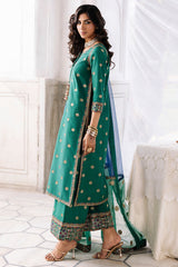 3-PC Embroidered Raw-Silk CMA-6-324