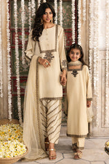 3-PC Embroidered Raw-Silk CKP-6-379