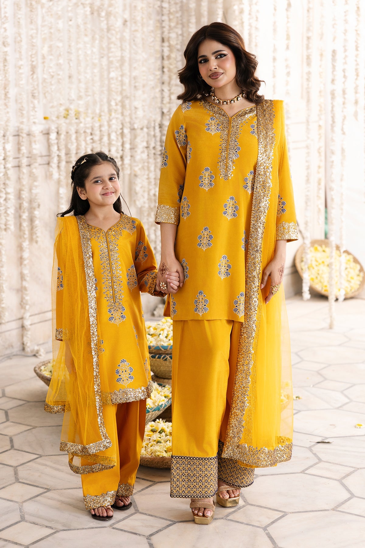 3-PC Embroidered Raw-Silk Suit  CMA-6-339