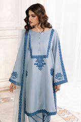 3-PC Embroidered Raw-Silk CMA-6-347