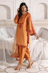 3-PC Embroidered Raw-Silk CMA-6-346