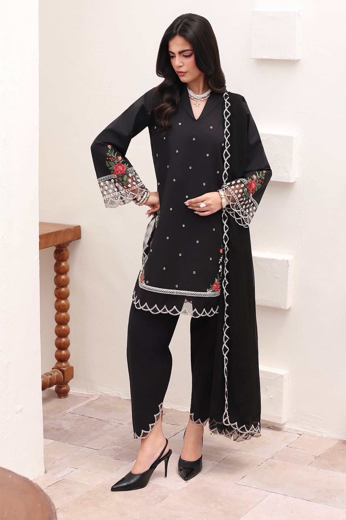 3-PC Stitched Embroidered Lawn CNP-6-248