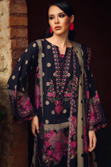 3-PC Stitched Embroidered Linen Collection CCW7-08P