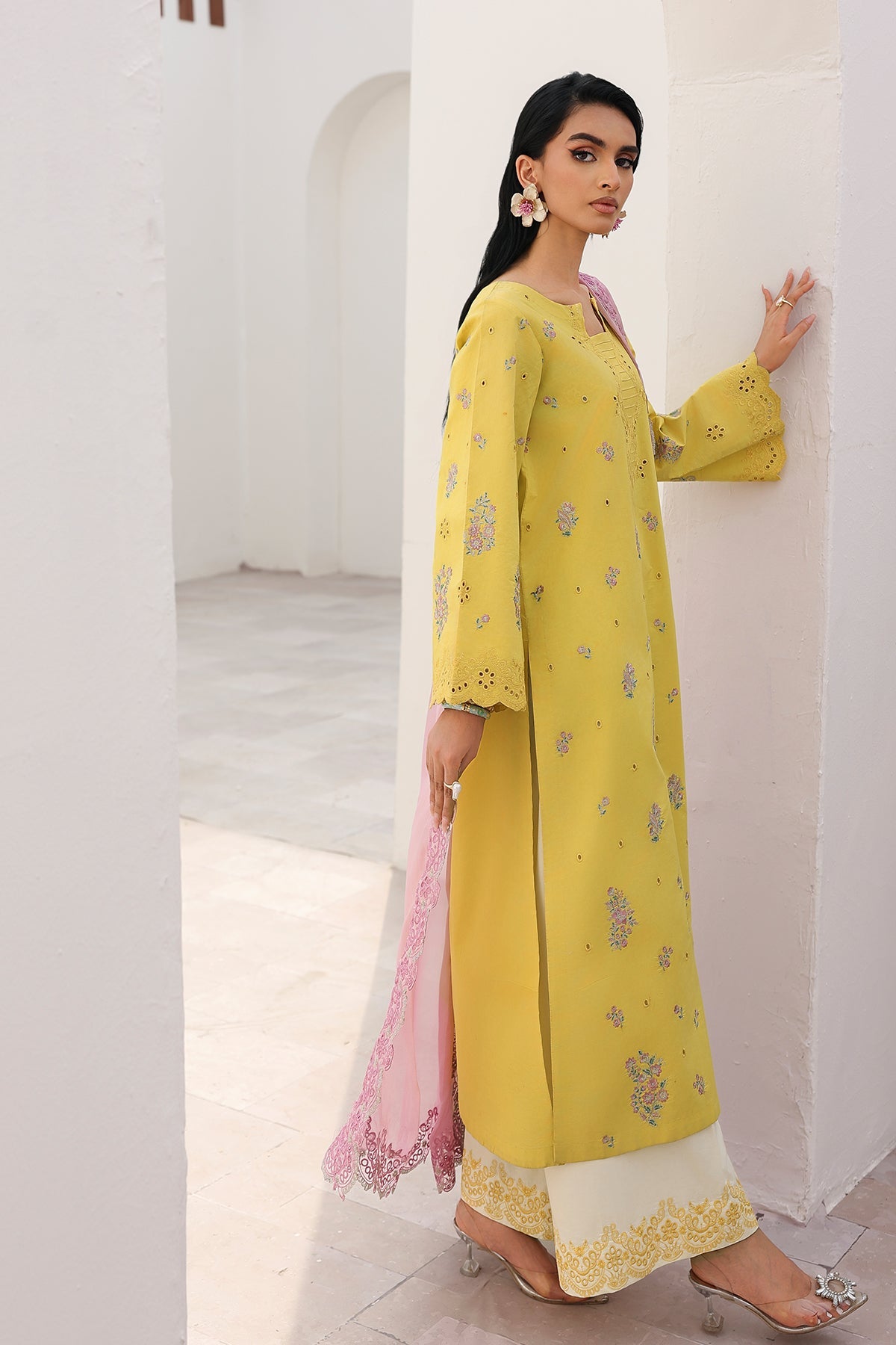 3-PC Stitched Embroidered Lawn Collection CNP-6-212
