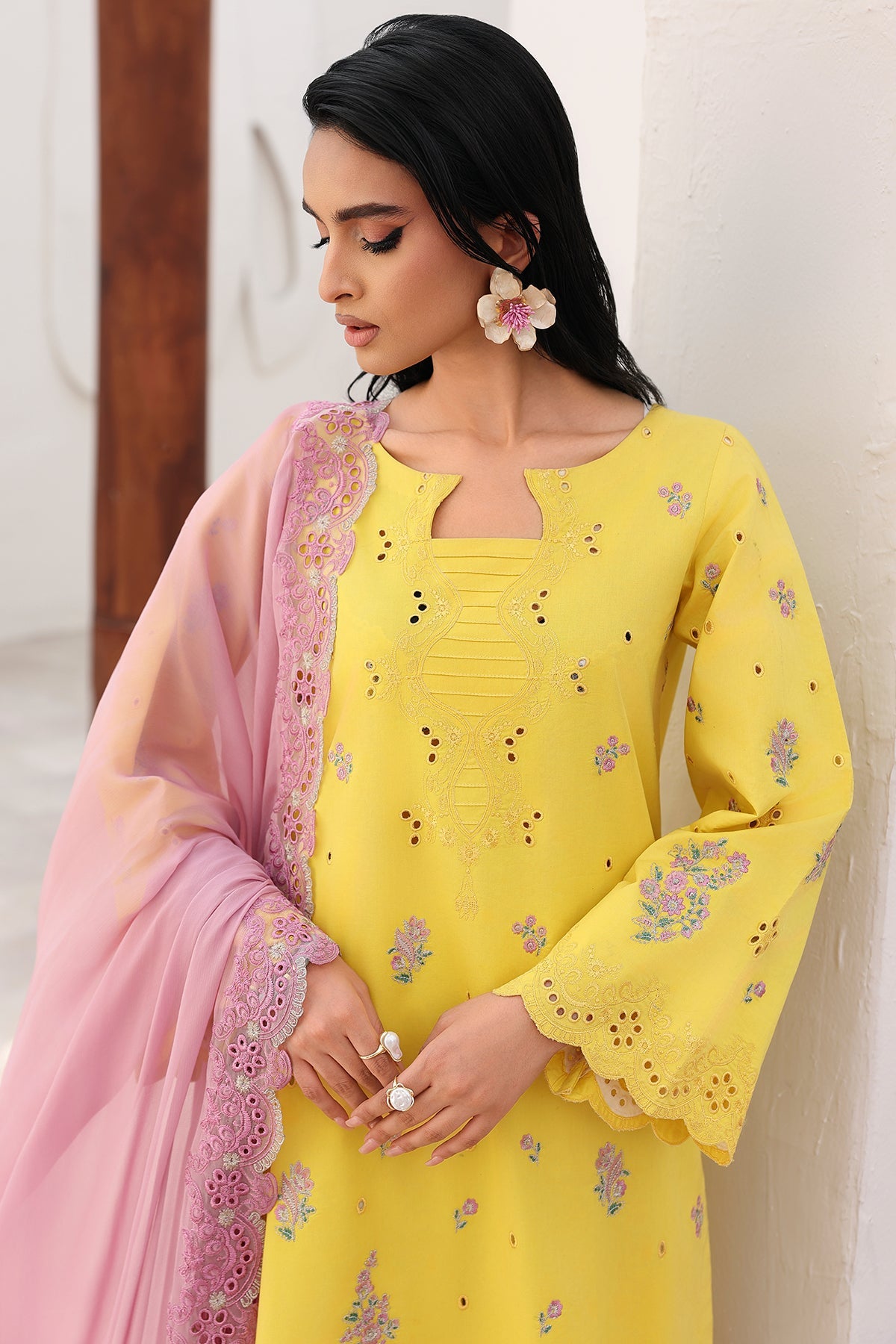 3-PC Stitched Embroidered Lawn Collection CNP-6-212
