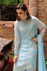 3-Pc Stitched Embroidered Printed Chiffon Collection VSL6-15P